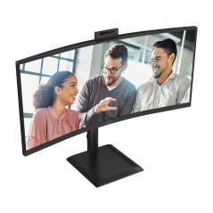 AOC CU34E4CW 34" VA 3440 x 1440 UltraWide Monitor - Experience Stunning Clarity & Immersive Visuals with HDMI & DisplayPort Conn